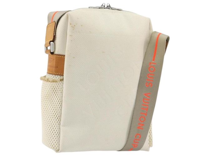 LOUIS VUITTON Damier Geant LV Cup Weatherly Bag White M80637 LV