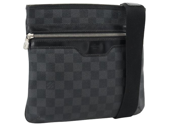 LOUIS VUITTON Damier Graphite Tomas Shoulder Bag N58028 LV