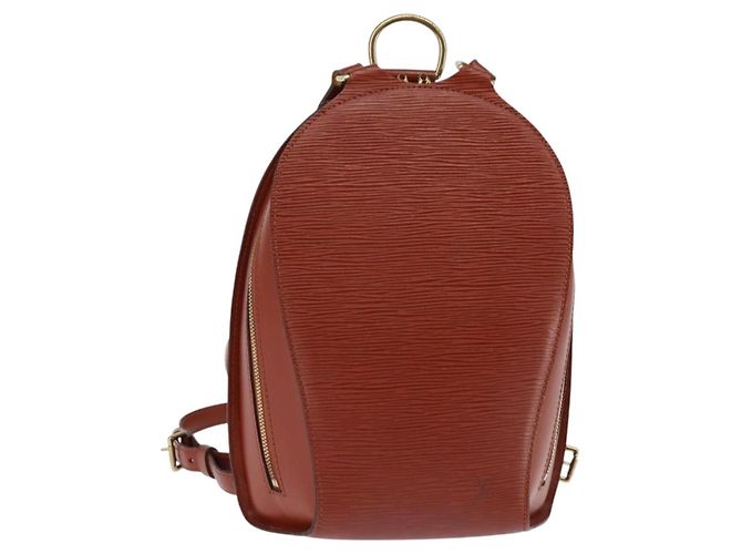 LOUIS VUITTON Epi Mabillon Backpack Brown M52233 LV