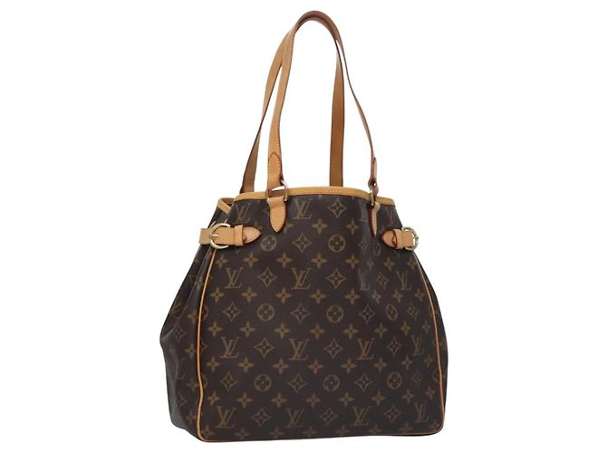 LOUIS VUITTON Monogram Batignolles Vertical Tote Bag M51153 LV