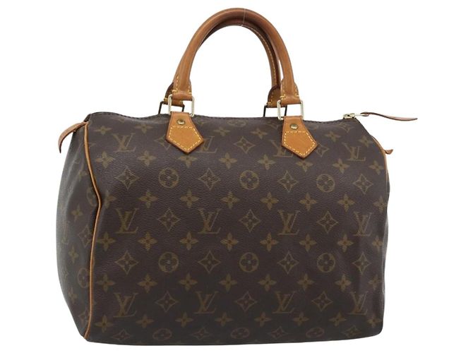 LOUIS VUITTON Monogram Speedy 30 Hand Bag L002 LV