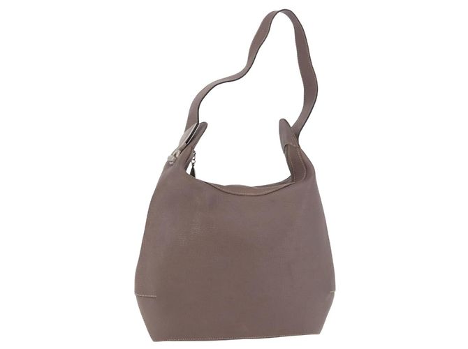 LOEWE Shoulder Bag Leather Purple gray