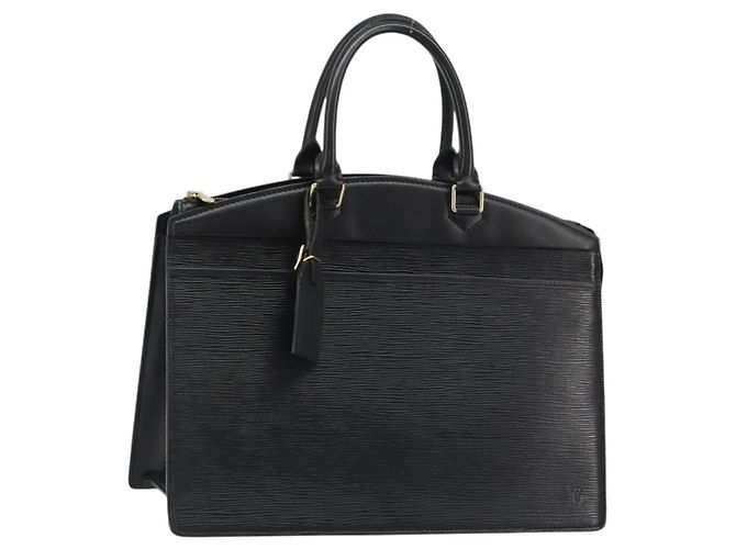 LOUIS VUITTON Epi Riviera Hand Bag Black LV