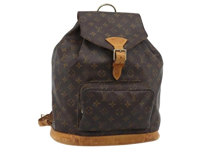 LOUIS VUITTON Monogram Montsouris GM Backpack M51135 LV