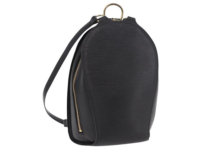 LOUIS VUITTON Epi Mabillon Backpack Black M52232 LV