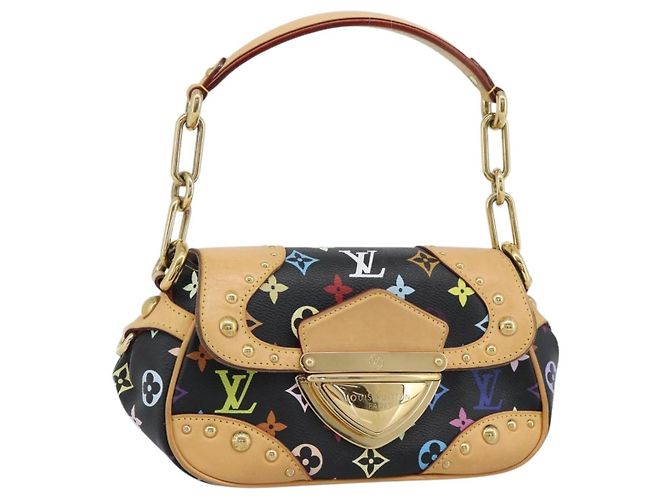 LOUIS VUITTON Monogram Multicolor Marilyn Bag Black M40207 LV