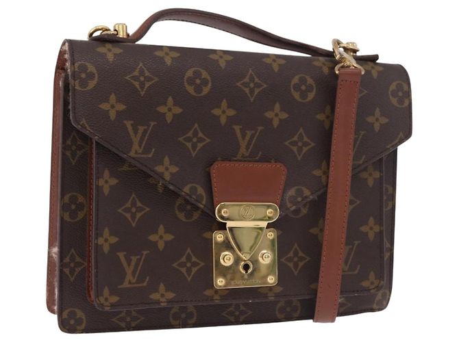 LOUIS VUITTON Monogram Monceau 26 Shoulder Bag M51187 LV