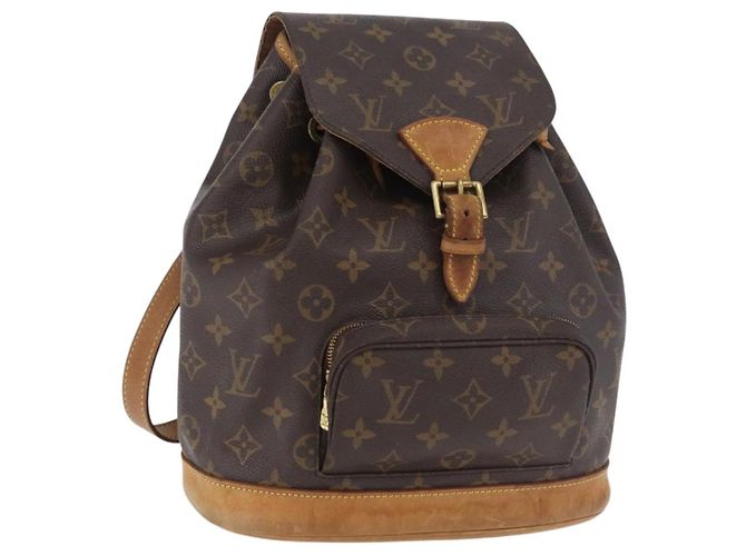 LOUIS VUITTON Monogram Montsouris MM Backpack M51136 LV