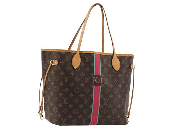 LOUIS VUITTON Monogram My LV Heritage Neverfull MM Tote Bag M40156