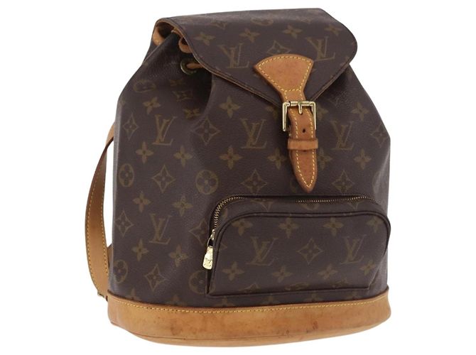 LOUIS VUITTON Monogram Montsouris MM Backpack M51136 LV