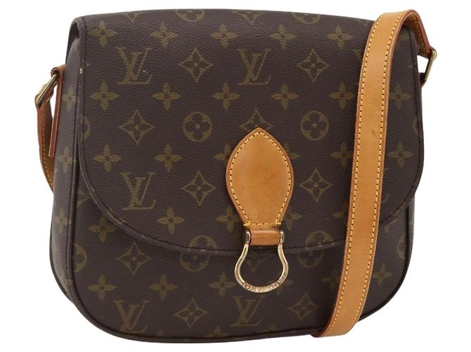 LOUIS VUITTON Monogram Saint Cloud GM Shoulder Bag M51242 LV