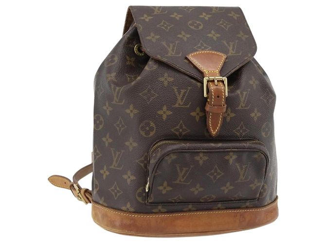 LOUIS VUITTON Monogram Montsouris MM Backpack M51136 LV