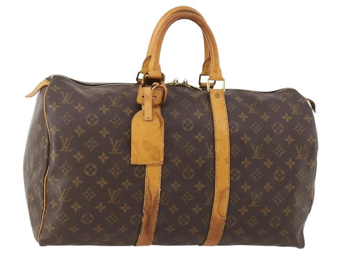 LOUIS VUITTON Monogram Keepall 45 Boston Bag M41428 LV