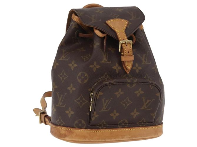 LOUIS VUITTON Monogram Montsouris PM Backpack M51137 LV