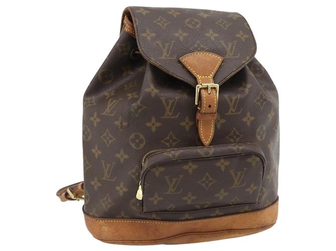 LOUIS VUITTON Monogram Montsouris MM Backpack M51136 LV