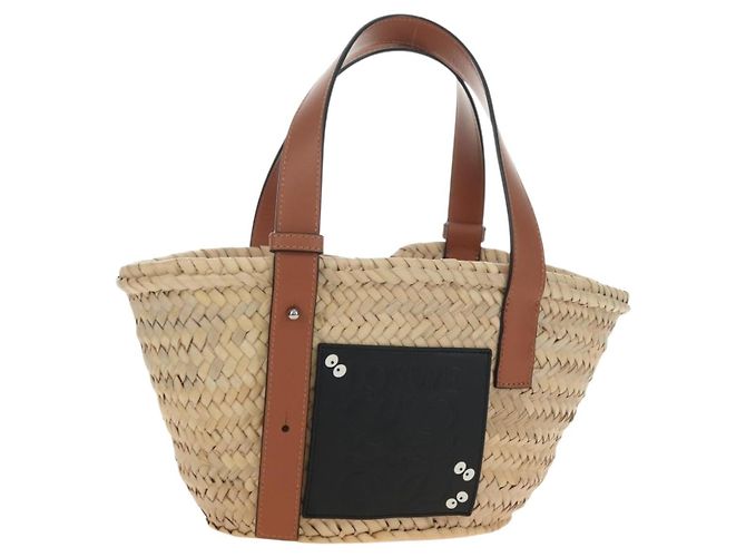 LOEWE Studio Ghibli Collaboration Hand Bag Raffia Beige