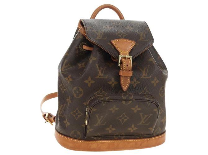 LOUIS VUITTON Monogram Montsouris PM Backpack M51137 LV