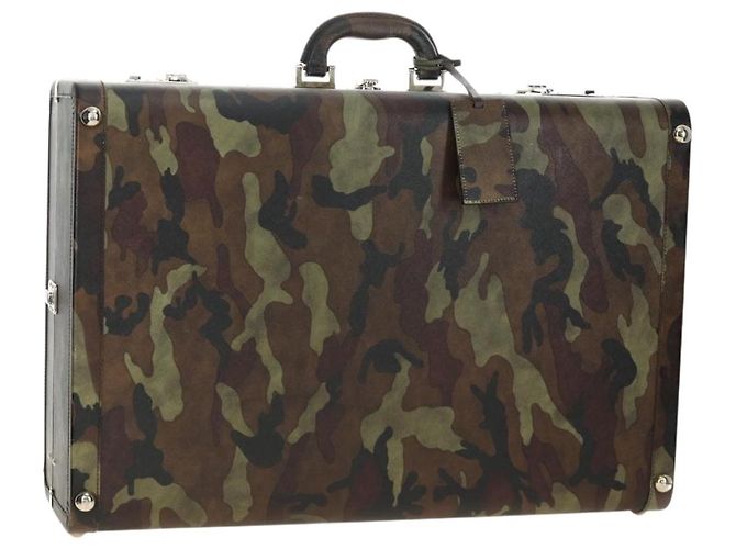 PRADA Trunk Saffiano leather Camouflage