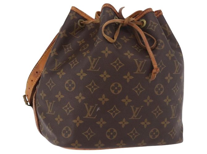 LOUIS VUITTON Monogram Petit Noe Shoulder Bag M42226 LV