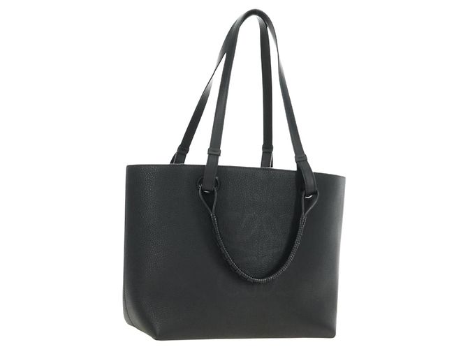 LOEWE Tote Bag Leather Black