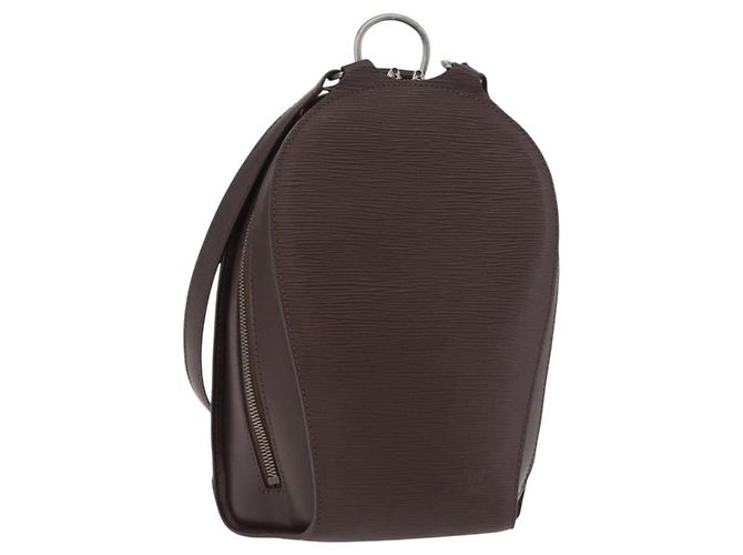 LOUIS VUITTON Epi Mabillon Backpack Mocha M5223D LV