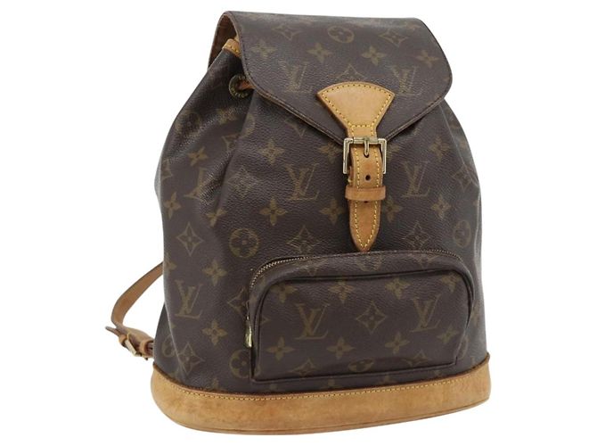 LOUIS VUITTON Monogram Montsouris MM Backpack M51136 LV