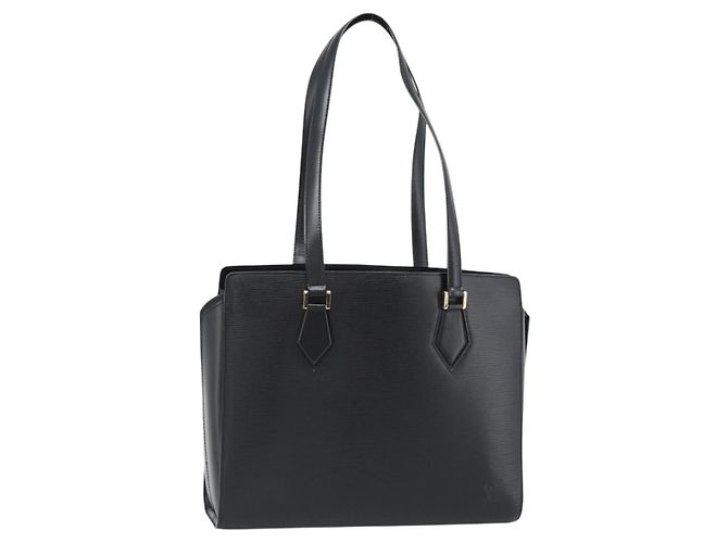 LOUIS VUITTON Epi Duplex Tote Bag Black M52422 LV