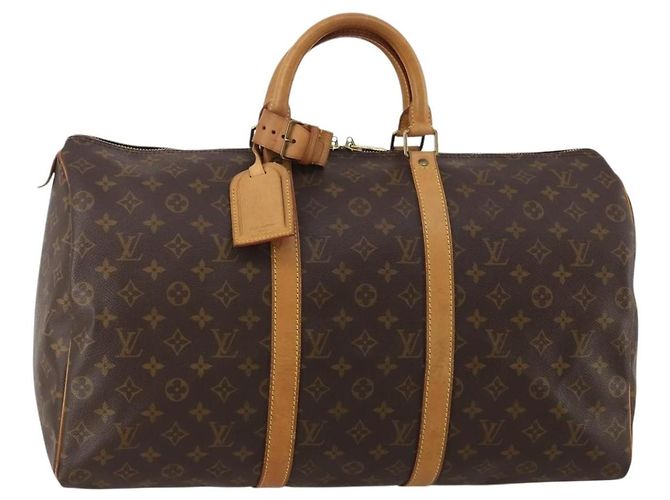 LOUIS VUITTON Monogram Keepall 50 Boston Bag M41426 LV