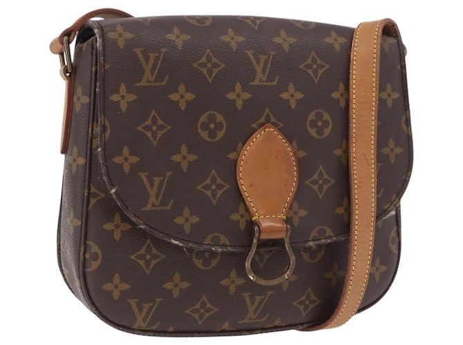 LOUIS VUITTON Monogram Saint Cloud GM Shoulder Bag M51242 LV