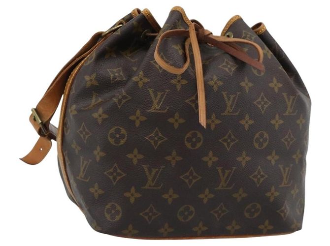 LOUIS VUITTON Monogram Petit Noe Shoulder Bag M42226 LV