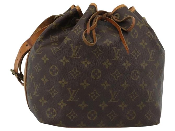 LOUIS VUITTON Monogram Petit Noe Shoulder Bag M42226 LV