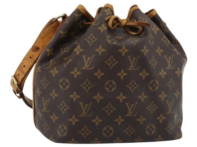 LOUIS VUITTON Monogram Petit Noe Shoulder Bag M42226 LV