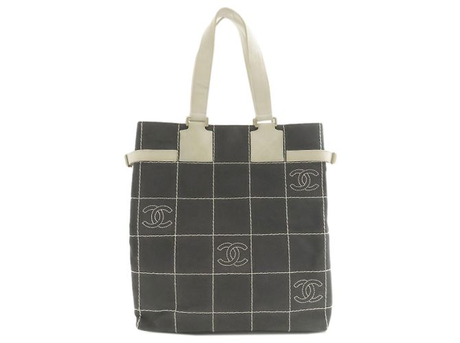 Sac cabas Chanel Chocolate Bar Marron