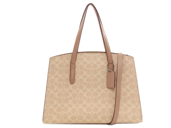Borsa Tote 2-Way Coach Signature Beige