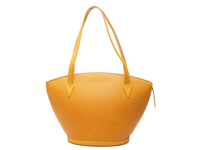 Borsa a tracolla Louis Vuitton Epi Saint Jacques PM con tracolla lunga, Gialla Giallo
