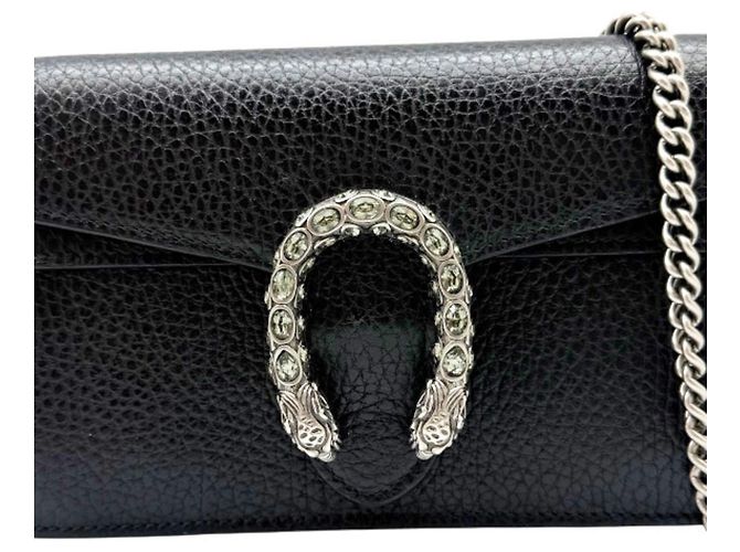 Mini Borsa a Tracolla con Catena Gucci Dionysus Nero
