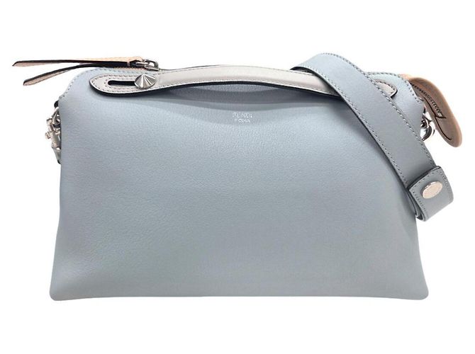 Borsa a tracolla Fendi By The Way Medium Blu chiaro