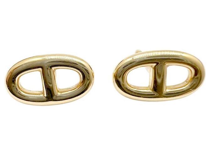 Hermès Pendientes HERMES Chaine d'Ancre Farandole Dorado