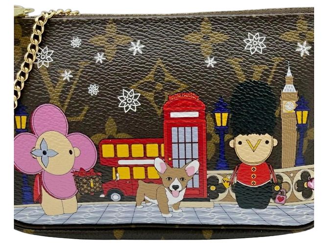 Louis Vuitton Monogram Vivienne Holiday Mini Pochette Accessoires