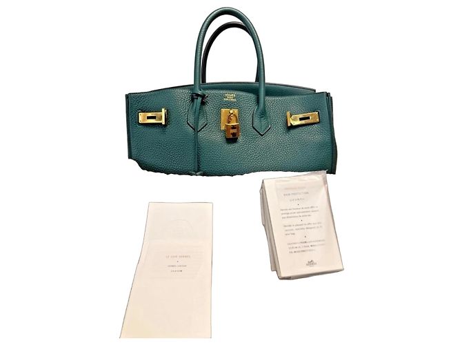 Bolsa Hermès Birkin 40 Togo Verde