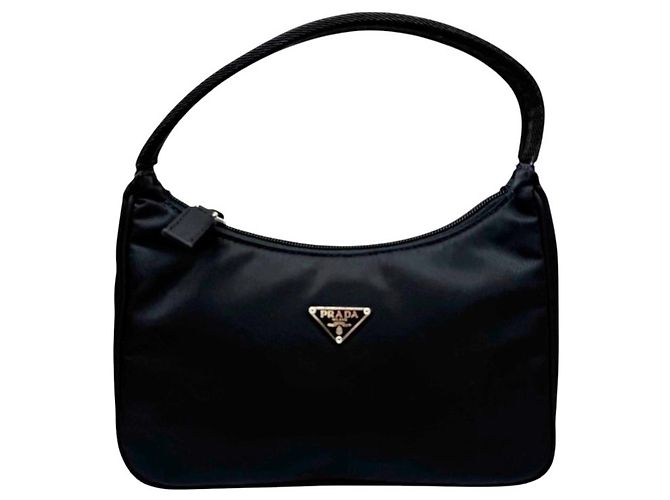 Bolsa de Ombro Prada Mini Nylon Black Preto