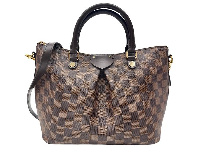 Bolsa Louis Vuitton Siena PM Damier Marrom Damier ebene