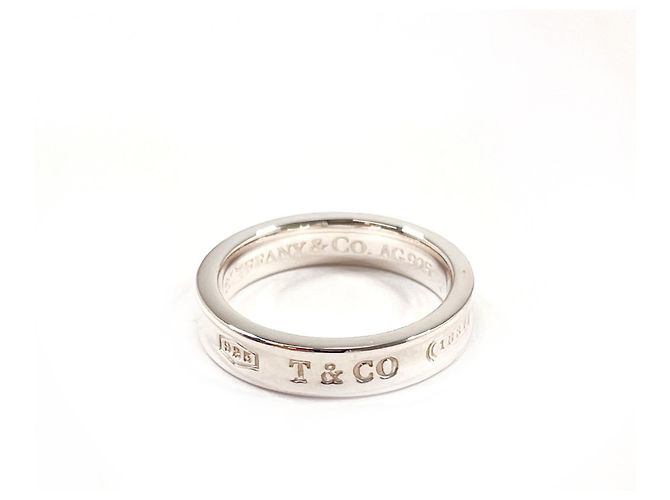 Anello Tiffany & Co. 1837 Narrow Band Argento