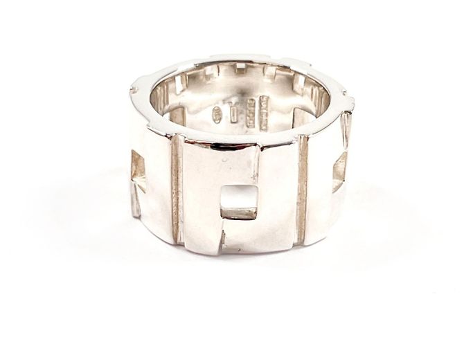 Anello Modernist Band Gucci Argento