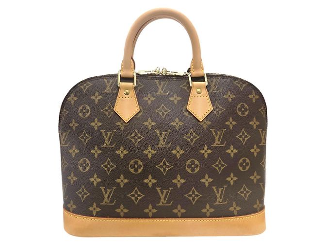 Sac à main Louis Vuitton Alma PM Monogram Marron Monogramme