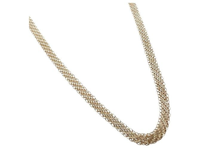 Tiffany & Co Tiffany Elsa Peretti Mesh Halskette Silber