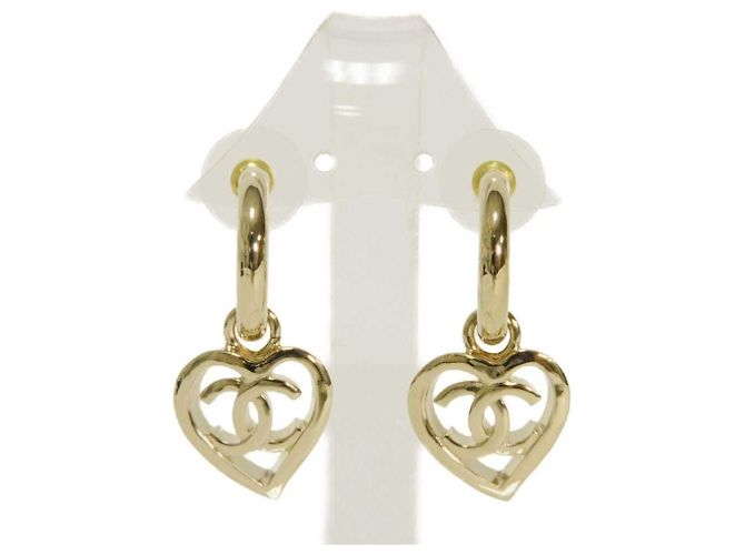 Orecchini a mezzo cerchio Chanel Gold D'oro