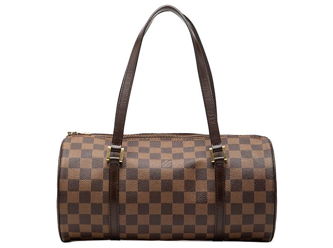 Louis Vuitton Brown Damier Ebene Papillon 30 Marrom