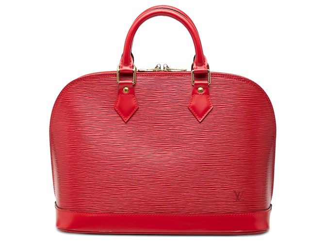 Louis Vuitton Red Epi Alma PM Roja