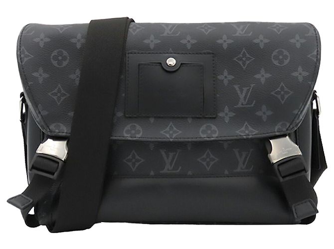 Louis Vuitton Black Monogram Eclipse Voyager PM Nero